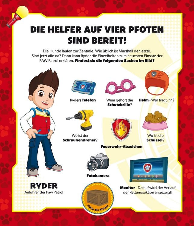 Produktbild: PAW Patrol Mein Taschenlampenbuch ab 4 Jahren