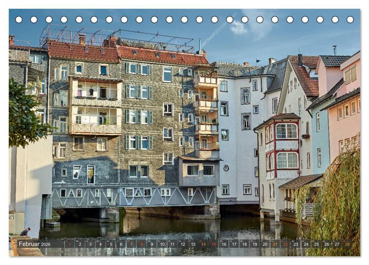 Produktbild: Esslingen am Neckar. Ein- und Ausblicke von Andreas Voigt (Tischkalender 2026 DIN A5 quer), CALVENDO Monatskalender