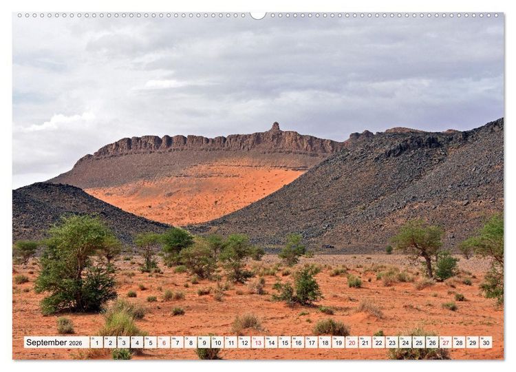 Produktbild: Die SAHARA in Marokko, Faszinierende W&uuml;stenregionen (Wandkalender 2026 DIN A2 quer), CALVENDO Monatskalender