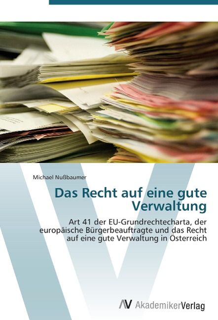 Produktbild: Nu&szlig;baumer, M: Recht auf eine gute Verwaltung