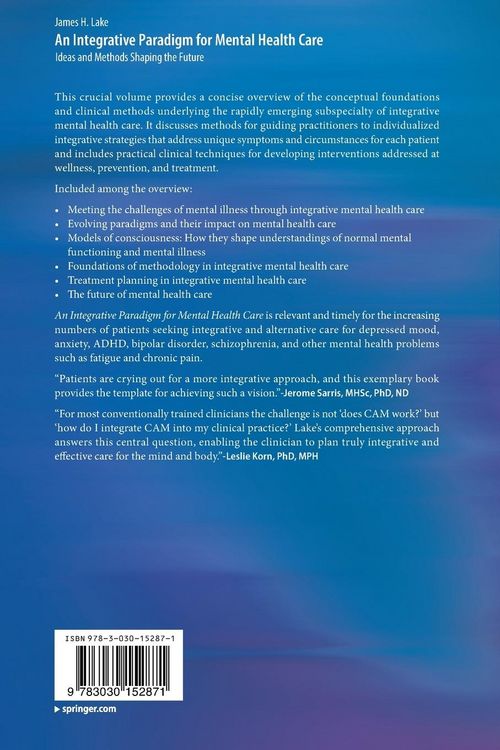 Produktbild: An Integrative Paradigm for Mental Health Care