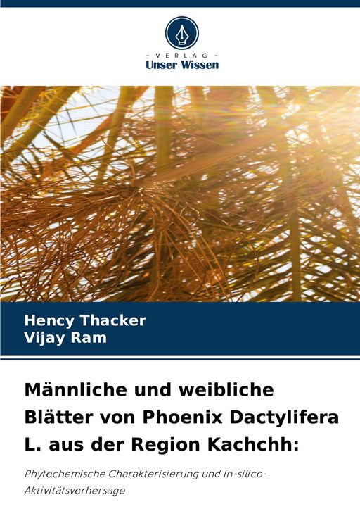 Produktbild: M&auml;nnliche und weibliche Bl&auml;tter von Phoenix Dactylifera L. aus der Region Kachchh: