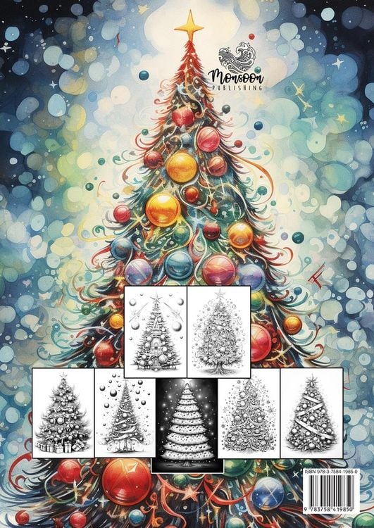 Produktbild: Weihnachtsbäume Malbuch für Erwachsene