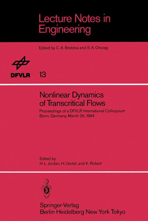 Produktbild: Nonlinear Dynamics of Transcritical Flows