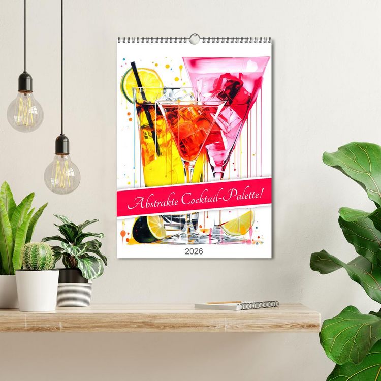 Produktbild: Abstrakte Cocktail-Palette! (Wandkalender 2026 DIN A3 hoch), CALVENDO Monatskalender