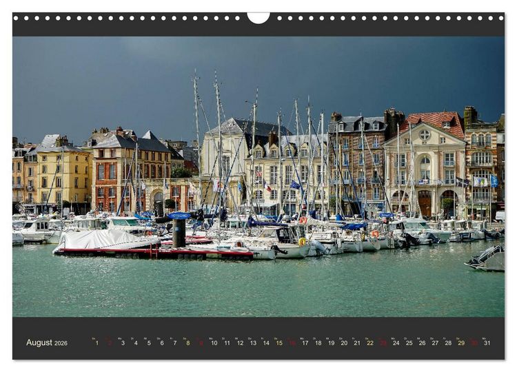 Produktbild: Normandie - Raue K&uuml;ste und malerische Hafenst&auml;dte (Wandkalender 2026 DIN A3 quer), CALVENDO Monatskalender
