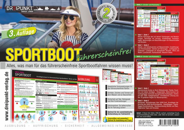 Produktbild: Info-Tafel-Set Sportboot f&uuml;hrerscheinfrei