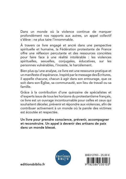 Produktbild: Comprendre et lutter contre les violences en protestantisme