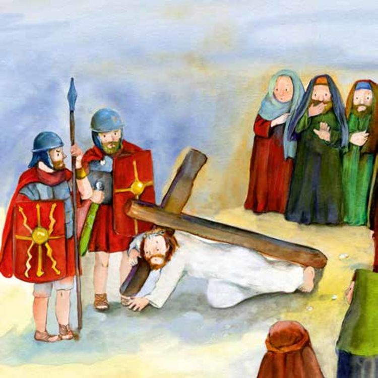Produktbild: Der Kreuzweg Jesu. Mini-Bilderbuch.
