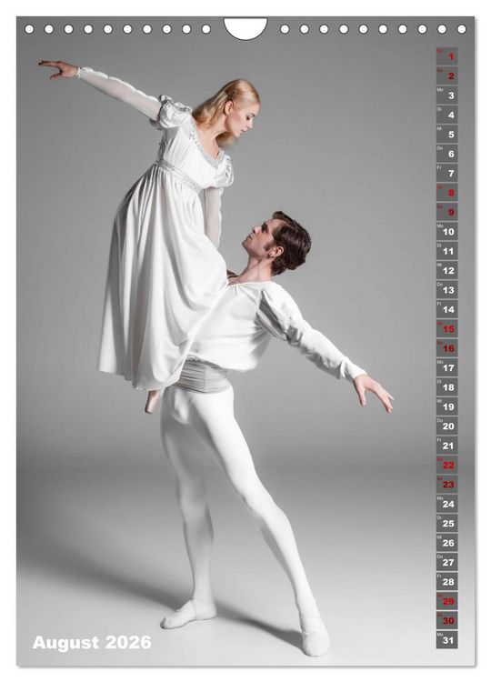 Produktbild: Sinneseindruck Ballett (Wandkalender 2026 DIN A4 hoch), CALVENDO Monatskalender