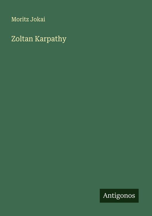 Produktbild: Zoltan Karpathy