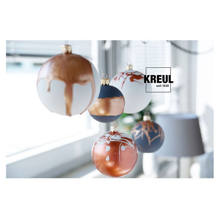 Produktbild: KREUL Acryl Metallicfarbe silber 50ml
