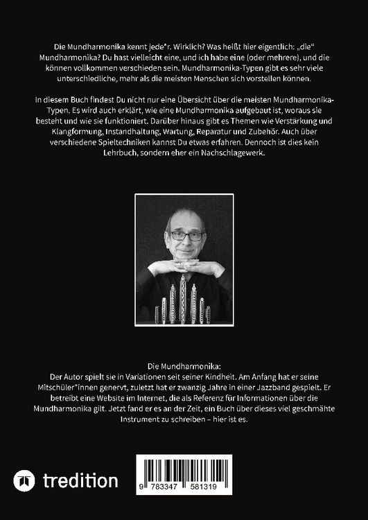 Produktbild: Das Mundharmonika-Buch - kein Lehrbuch, sondern ein Nachschlagewerk.