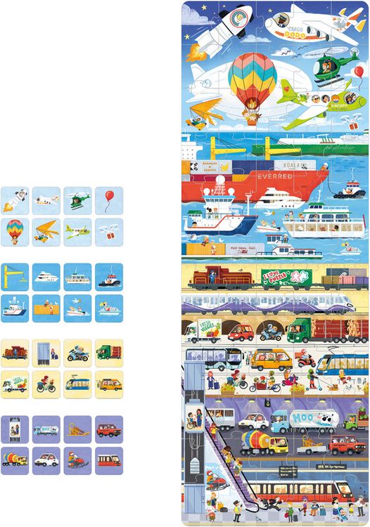 Produktbild: Kinderpuzzle - Banana Panda Transport plus