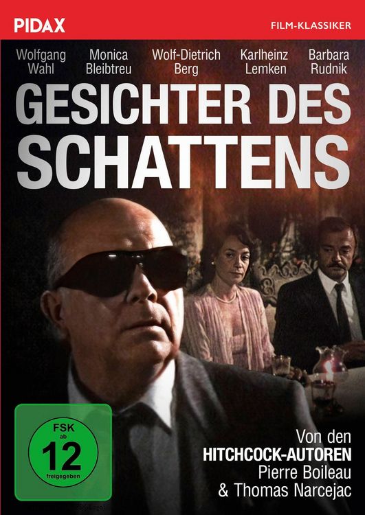 Produktbild: Gesichter des Schattens / Fesselnder Thriller von den Hitchcock-Autoren Pierre Boileau & Thomas Narcejac (Pidax Film-Klassiker)