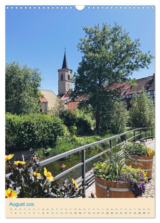 Produktbild: Erfurt und Eisenach - Traumhaft Sch&ouml;n (Wandkalender 2026 DIN A3 hoch), CALVENDO Monatskalender