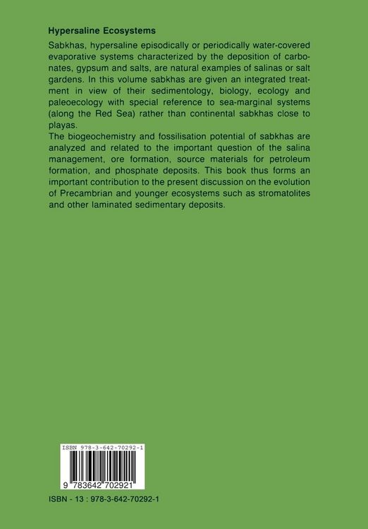 Produktbild: Hypersaline Ecosystems