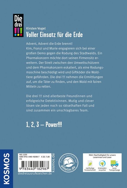 Produktbild: Die drei !!!, 70, Voller Einsatz f&uuml;r die Erde