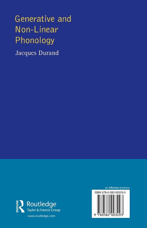 Produktbild: Generative and Non-Linear Phonology