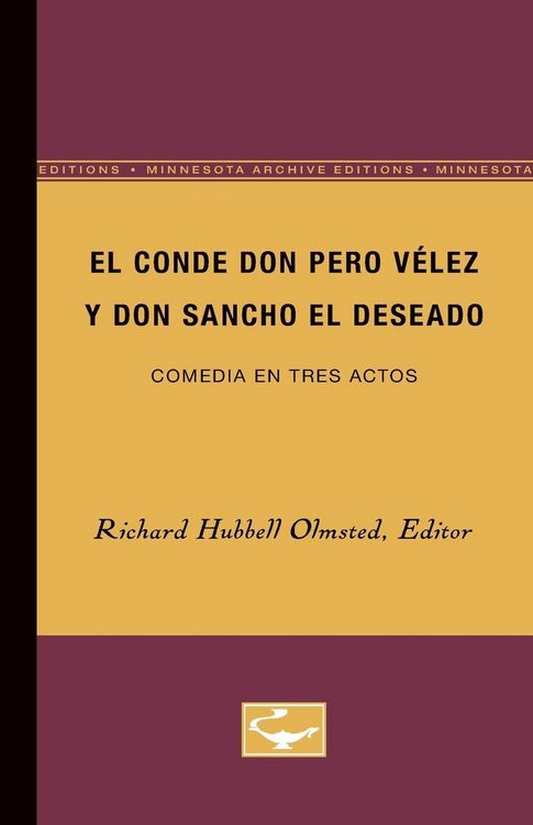 Produktbild: El Conde don Pero V&eacute;lez y don Sancho el Deseado