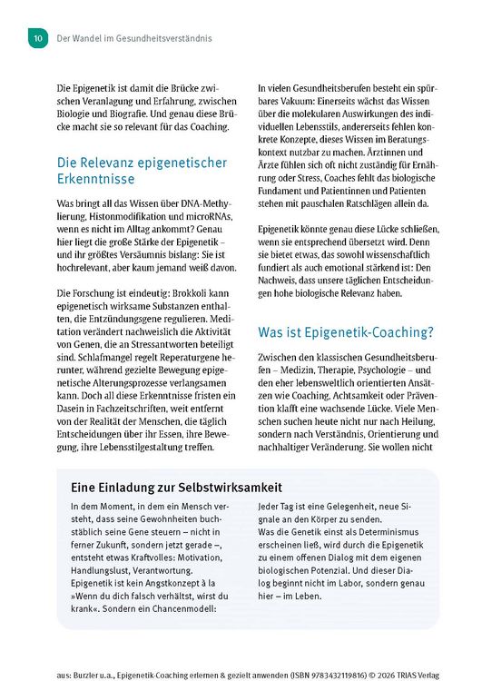 Produktbild: Epigenetik-Coaching erlernen & gezielt anwenden