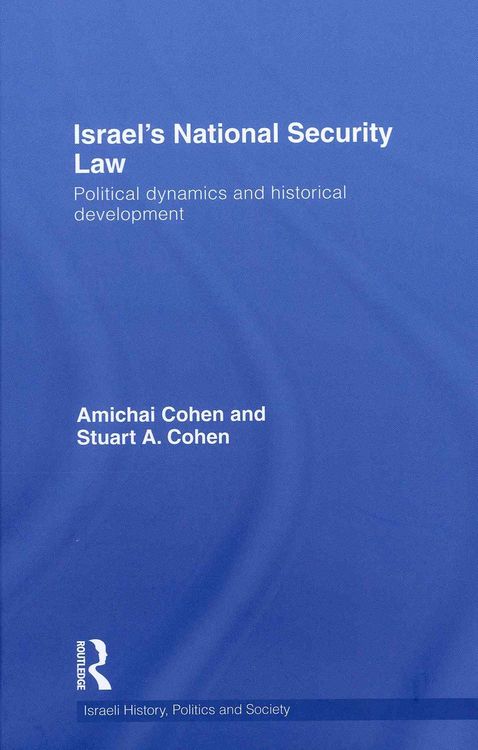 Produktbild: Cohen, A: Israel's National Security Law