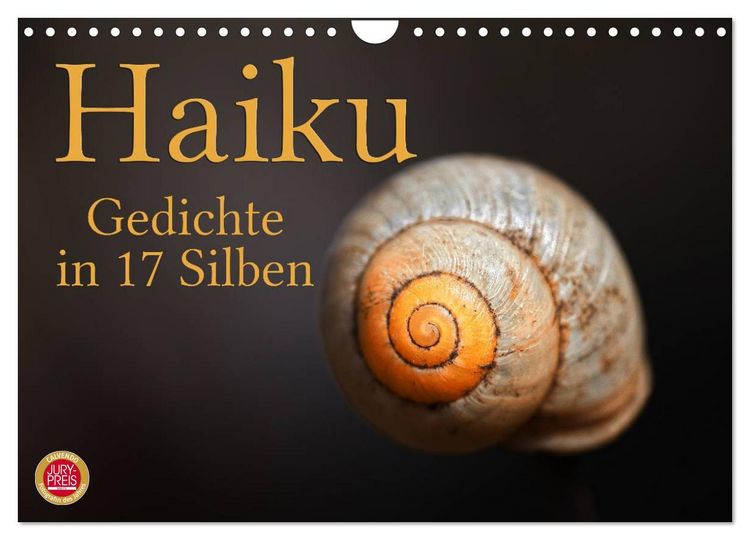 Produktbild: Haiku - Gedichte in 17 Silben (Wandkalender 2026 DIN A4 quer), CALVENDO Monatskalender
