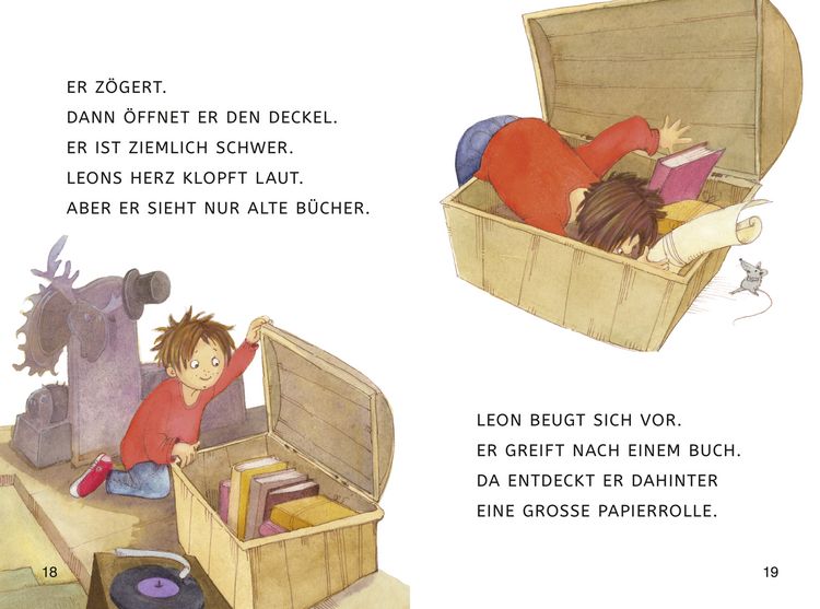 Produktbild: Leseprofis &ndash; GROSSBUCHSTABEN: DIE GEHEIMNISVOLLE SCHATZKARTE, Erstes Lesen