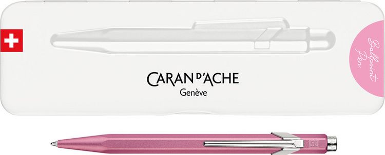 Produktbild: CARAN D'ACHE Kugelschreiber 849(TM) Colormat-X, rosa Metalletui