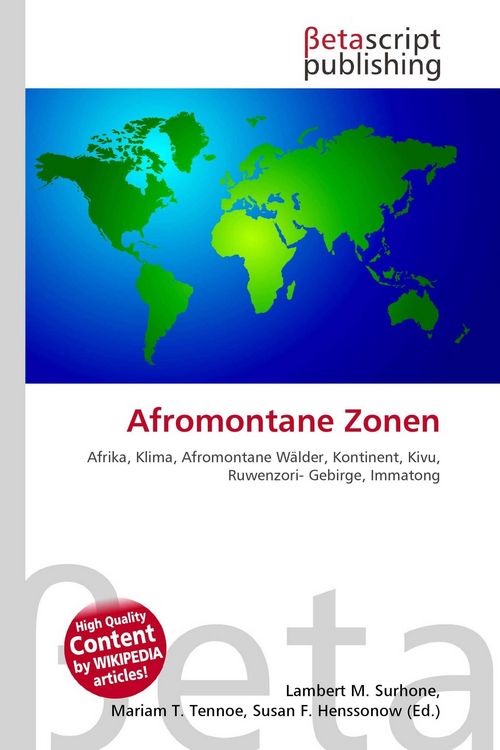 Produktbild: Afromontane Zonen