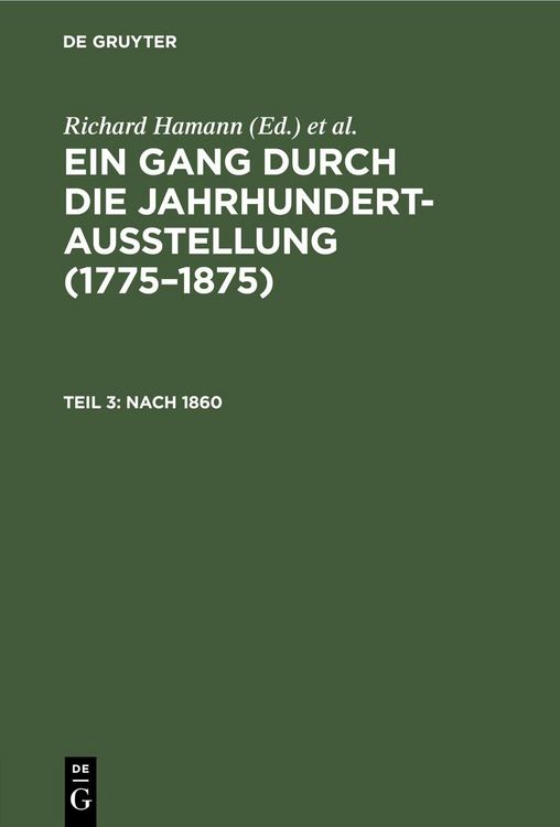 Produktbild: Nach 1860