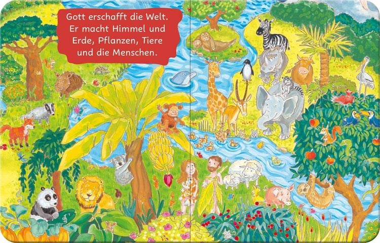 Produktbild: Mini-Wimmelbuch von Gott