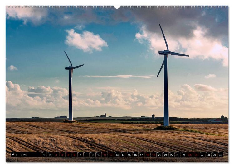 Produktbild: D&auml;nemark zwischen Nordsee und Limfjord (hochwertiger Premium Wandkalender 2026 DIN A2 quer), Kunstdruck in Hochglanz