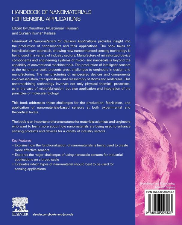 Produktbild: Handbook of Nanomaterials for Sensing Applications