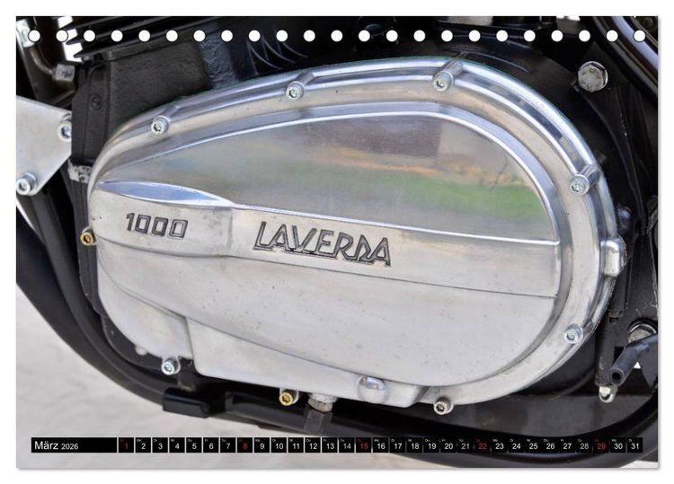 Produktbild: Laverda 1000 3C (Tischkalender 2026 DIN A5 quer), CALVENDO Monatskalender