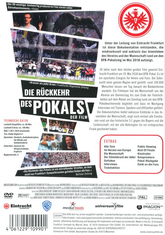 Produktbild: Die R&uuml;ckkehr des Pokals - Der Film
