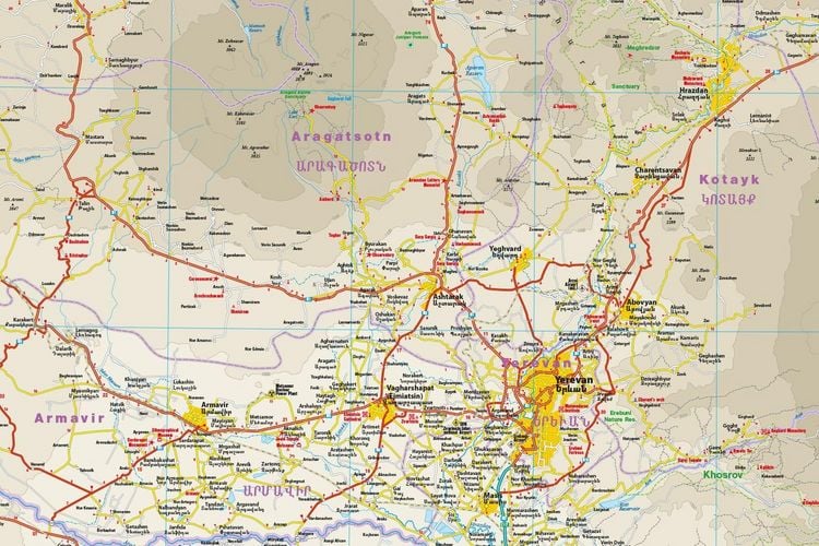 Produktbild: Reise Know-How Landkarte Armenien / Armenia (1:250.000)