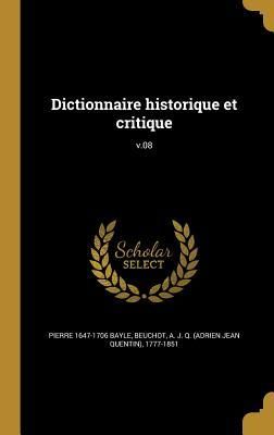 Produktbild: Dictionnaire historique et critique; v.08