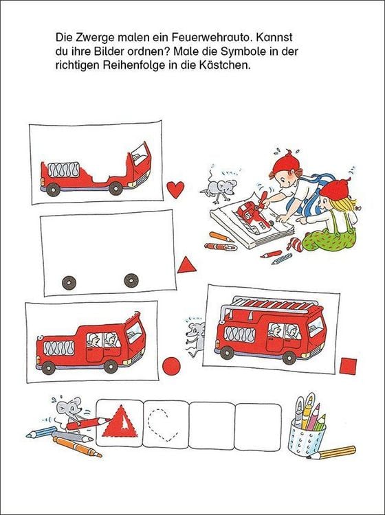 Produktbild: 100 Mal- und Logikspiele f&uuml;r die Vorschule