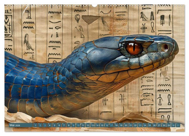 Produktbild: Papyrus-Propheten - KI-Enth&uuml;llungen aus der Vergangenheit (Wandkalender 2026 DIN A2 quer), CALVENDO Monatskalender