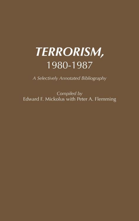 Produktbild: Terrorism, 1980-1987