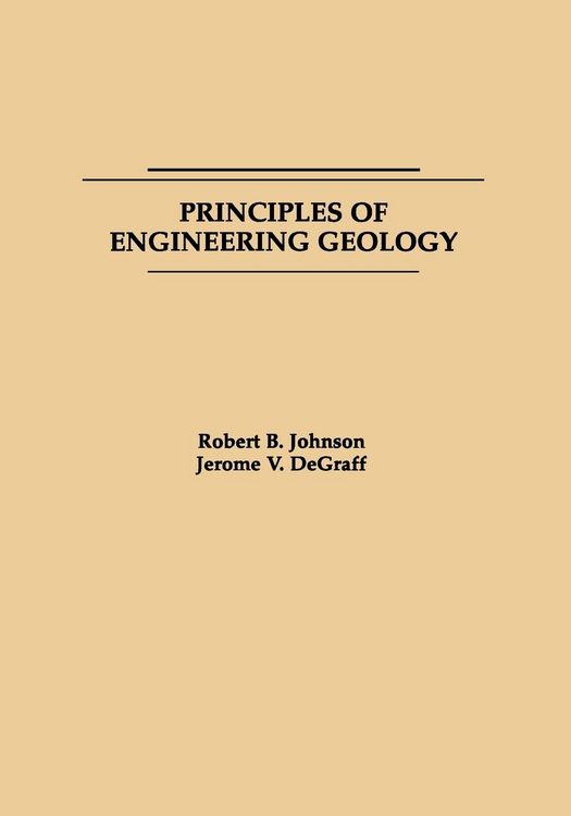 Produktbild: Principles of Engineering Geology