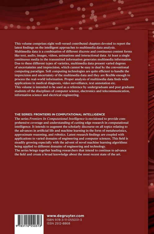 Produktbild: Intelligent Multimedia Data Analysis