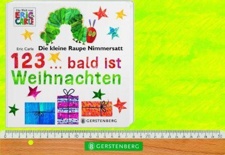 Produktbild: Die kleine Raupe Nimmersatt - 1, 2, 3 ... bald ist Weihnachten