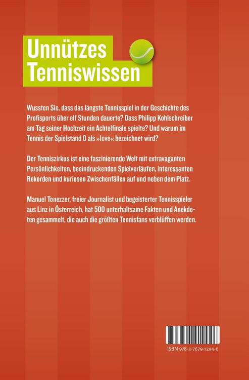 Produktbild: Unn&uuml;tzes Tenniswissen