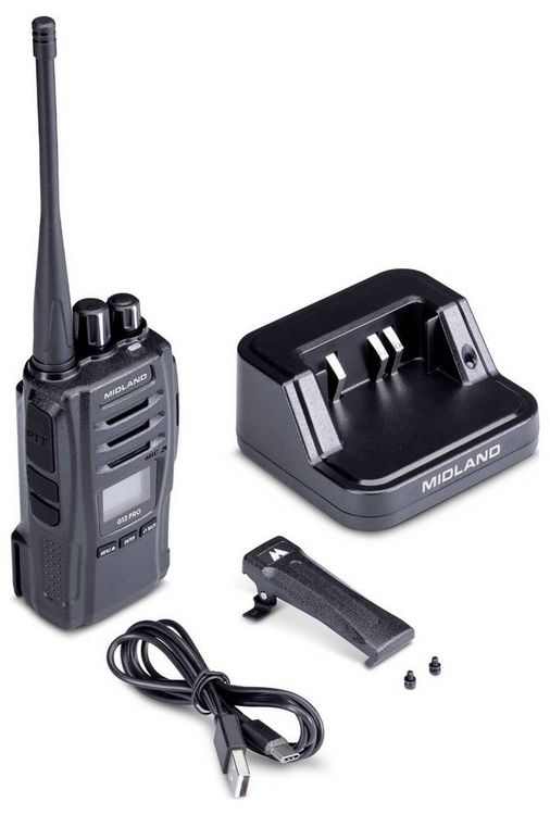 Produktbild: Midland G13 PRO PMR446 + LPD Funkger&auml;t, C1668 PMR-Handfunkger&auml;t