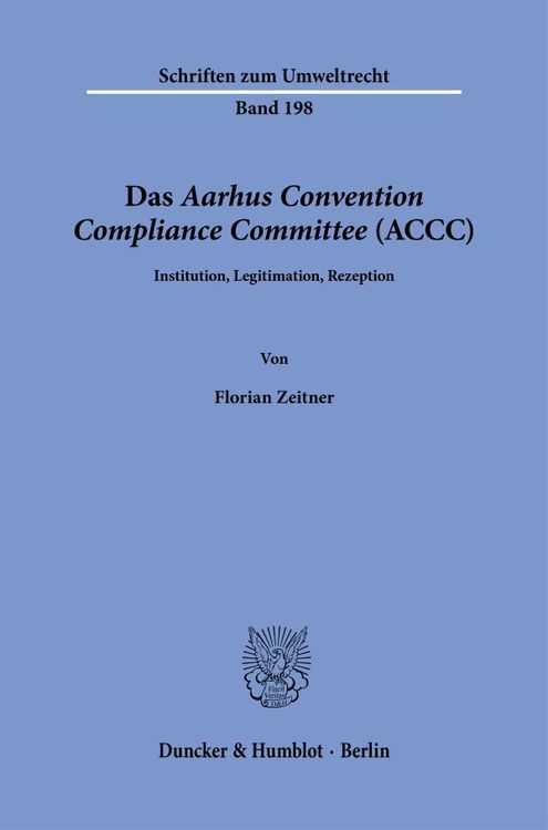 Bild vom Artikel Das Aarhus Convention Compliance Committee (ACCC). vom Autor Florian Zeitner