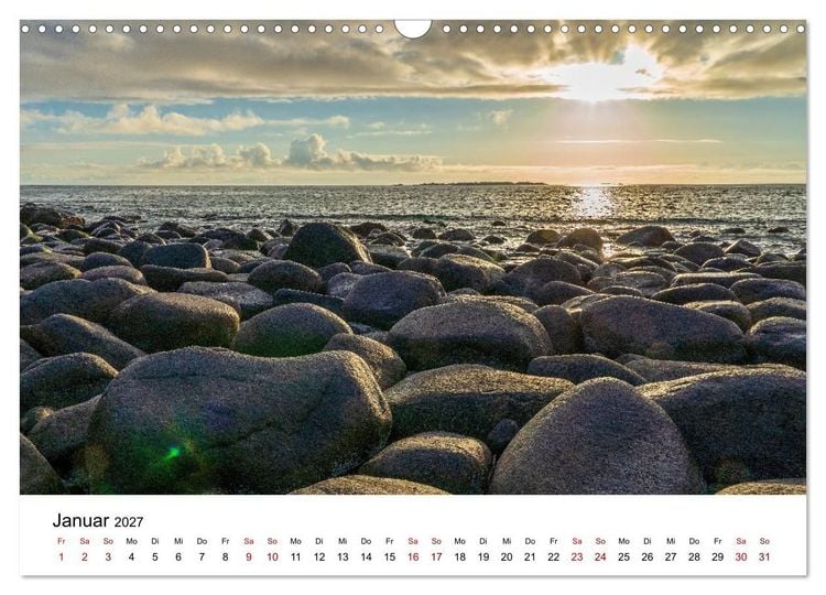 Produktbild: Inseln im Nordmeer - Lofoten-And&oslash;ya-Senja (Wandkalender 2027 DIN A3 quer), CALVENDO Monatskalender