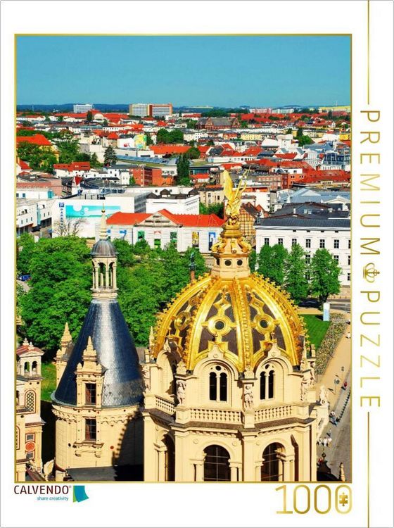 Produktbild: CALVENDO Puzzle SCH&Ouml;NES SCHWERIN | 1000 Teile Lege-Gr&ouml;&szlig;e 64x48cm Foto-Puzzle f&uuml;r gl&uuml;ckliche Stunden