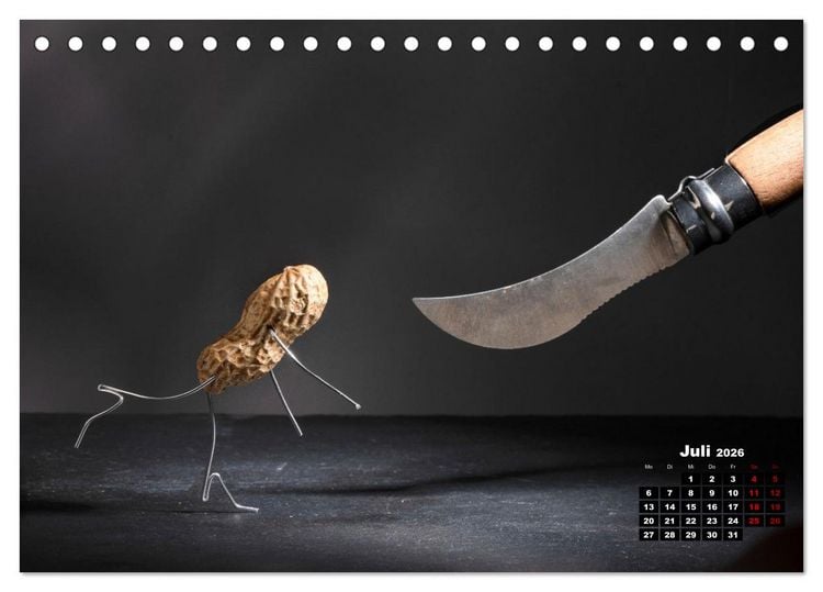 Produktbild: Erdnussm&auml;nnchen Geschichten. (Tischkalender 2026 DIN A5 quer), CALVENDO Monatskalender